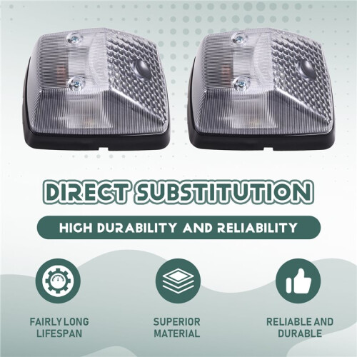 2PCS LED Front Bumper Side  Light 9018200021 for   Sprinter W460 W461 W463 2