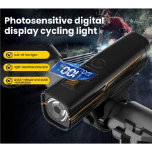 Bike Front Light High Lightness Waterproof Road Bicycle Headlight Rechargeable Cycling Flashlight Outdoor Lamp