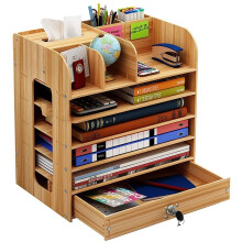 Wooden Office File Cabinet with Large Capacity Drawers for Under Desk Storage and Home Office Organization