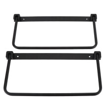 RV Wall Mounted Shoe Storage Aluminium Alloy Foldable Space Saver Black