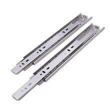 55cm Silver Soft Close Drawer Slides for Keyboard Desk, Durable HeavyDuty Double Ball Bearing Rails