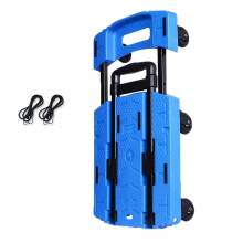 Folding Hand Truck with SixWheel Stair Climber, 200kg Load Capacity, Lightweight Foldable Trolley for Groceries