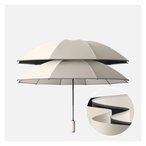 Large Windproof DoubleLayer Automatic Folding Umbrella for Men and Women, 150cm Coverage for Travel 2