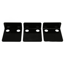 3Pcs Small SecCam Wall Shelf 3.9x3.9x1.77in Black