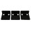 3 PCS Small Wall Shelf Cameras Black 3.9x3.9x1.77in 1