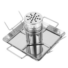 Stainless Steel Chicken Roaster Rack Nonstick BBQ Stand for Outdoor Camping Even Cooking