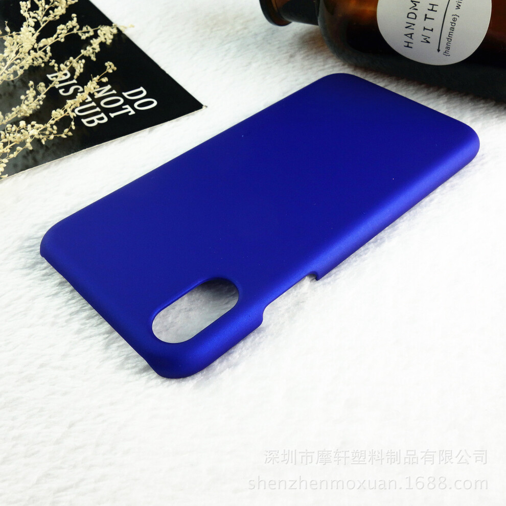(Dark Apple Iphone X/Xs 5.8-Inch) Apple X Frosted Hard Pc Protective Case Blue 5996097137390
