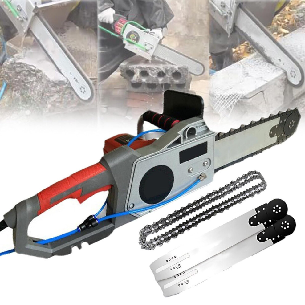 Electric Concrete Saw 5800W Diamond Wall Cutter 350Mm Speed Water Fed Dust Suppression For Brick Granite 9771547779544
