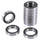 10 τεμάχια 6701-2rs 12x18x4 Mm μινιατούρα διπλά ρουλεμάν βαθιάς αυλάκωσης με λάστιχο 1