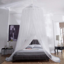 Moustiquaire de lit, taille king, pour lit d'intérieur ou de voyage, maille minimale : 300 mm, installation rapide et facile.