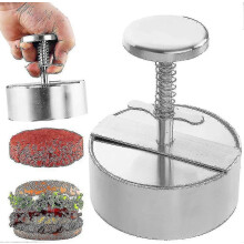Presse à hamburgers en acier inoxydable, moule à hamburgers idéal pour le barbecue