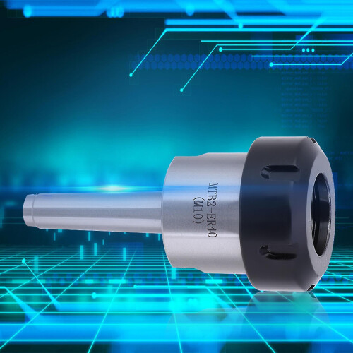 Suporte de pinça MT2 com encaixe cônico Morse ER40 para torno CNC M10 2