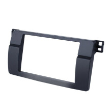 Kompatibel mit 3er E46 1998-2005 2DIN O Panel Modifikation Panel DVD Navigation Panel Rahmen Auto Blende