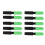 10pcs Ftth Embedded Quick Connector SC/APC Green Plastic Fiber Optic Connector 1