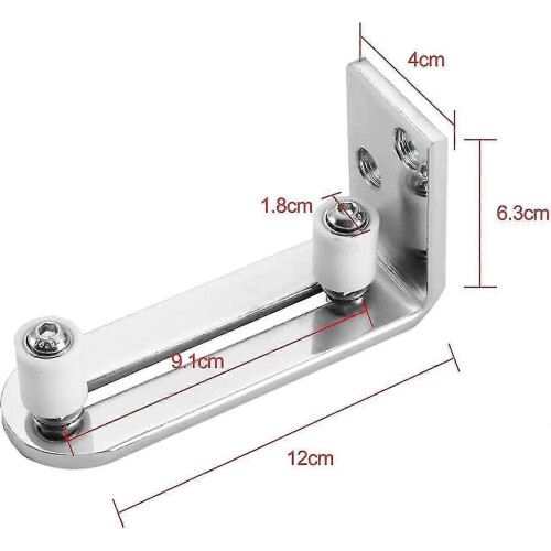 Adjustable Floor Guide Wall/bottom Guide for Wooden Sliding Doors Stainless Steel 2
