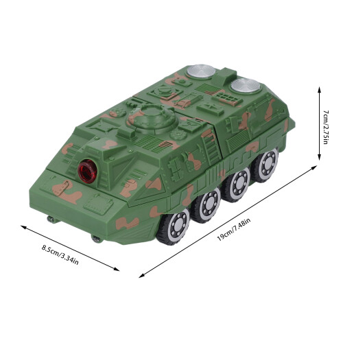 Transforming Tank Toy - 3 AA Battery, Sound Lights 1
