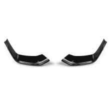Kit de 2 peças de difusor de lábio para para-choque dianteiro de carro para BMW F80 M3 F82 F83 M4 2014-2020, protetor de spoiler.