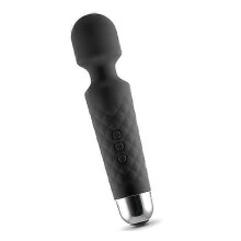 Draadloze persoonlijke massager met USB-oplaadfunctie - 8 krachtige snelheden en 20 vibratiepatronen - Waterdicht (zwart)