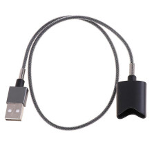 Câble de chargement USB pour chargeur magnétique Vuse Alto, design universel, 45 cm (gris USB-A)
