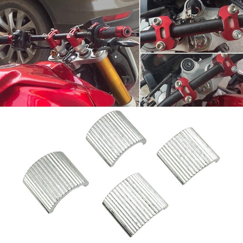 22mm to 28mm Motorcycle Handlebar Conversion Mount Riser Clamp Shim Adapter 2