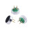 100Pcs/Pack 6022P Electret Condenser Microphone Omnidirectional Pick Up Mics 3