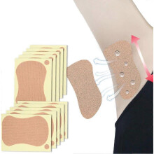Adesivos Desodorantes para Axilas, Absorventes de Suor Unissex, Pacote com 10 unidades de 9 x 6,5 cm