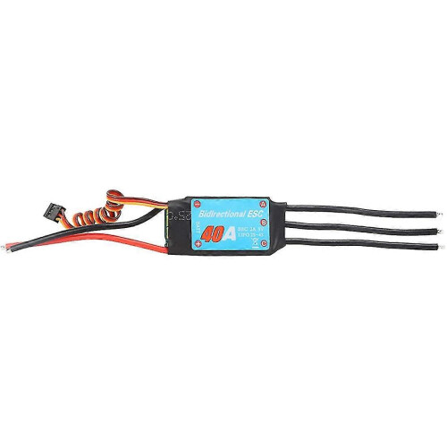 Bidirectional ESC 40A Brushless ESC compatible with Remote Control Ship Pneumatic Underwater Propeller