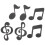 30 Pcs Music Notes Cupcake Toppers compatible with Wedding Cake Decoration 4