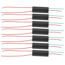 Conjunto de 7 módulos elevadores de tensão DC de 3V-6V para 400kV para geradores de alta tensão. Conversor DC transcompatível com Wimer.