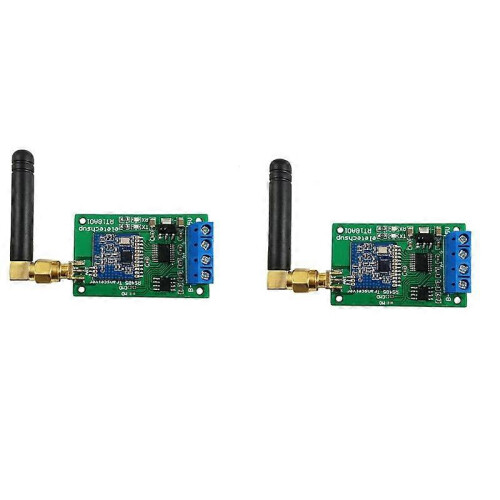 2Pcs RT18A01 RS485 Transceiver Wireless Repeater 485 Master-Slave Control 433M 868M Uhf Module, 43 1
