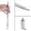 Walking Stick Metal Silver Stretchable Telescopic Prop High Elasticity, 1 Piece, Silver 2