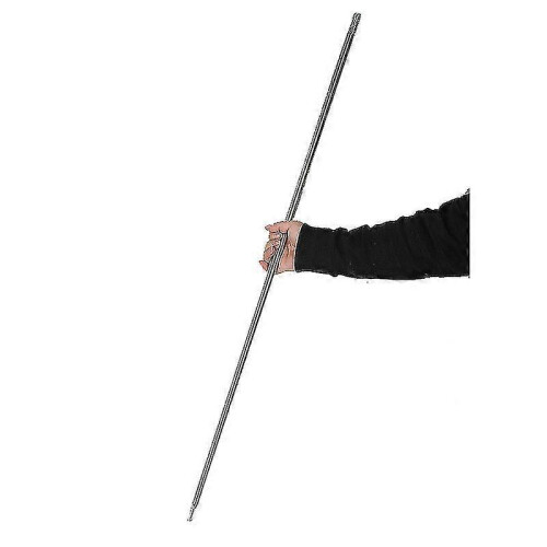 Walking Stick Metal Silver Stretchable Telescopic Prop High Elasticity, 1 Piece, Silver 2