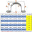 Fascette stringitubo da 35 mm/1,38", 16 pezzi, in acciaio inossidabile 304 2