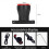 Antusi Bicycle Rear Light Automatic Brake Induction Taillight 3