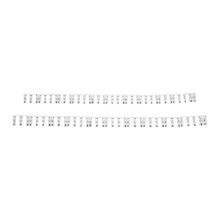 61 Key Removable Piano Keyboard Stickers Stave Notation Note Strip Stickers for Beginners Students