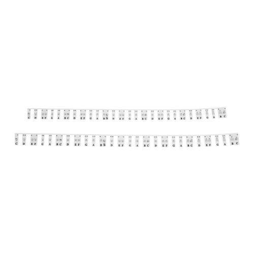61 Key Removable Piano Keyboard Stickers Stave Notation Note Strip Stickers for Beginners Students
