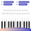 61 Key Removable Piano Keyboard Stickers Stave Notation Note Strip Stickers for Beginners Students 5