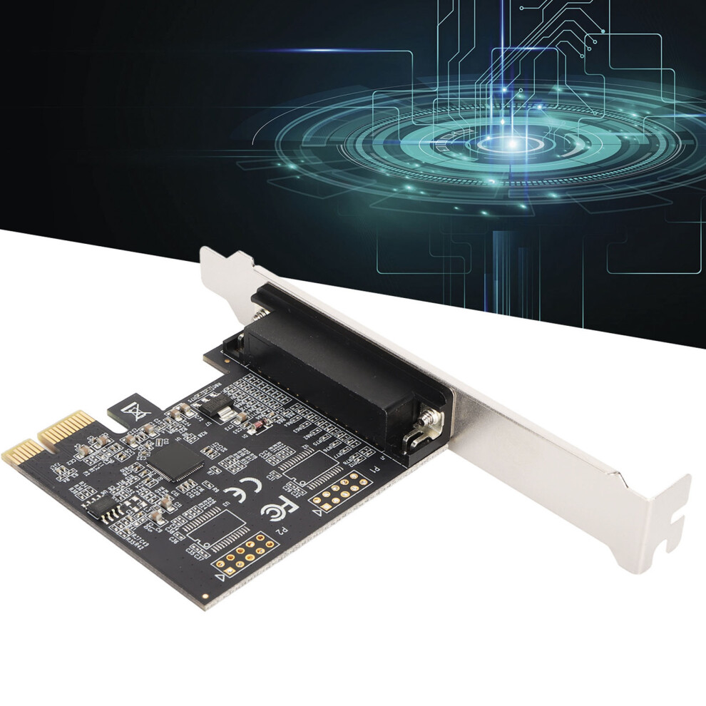 Pcie Parallel Card 1 Port Db25 Lpt Controller Ecp Mode For Printer Connection 7891393564254