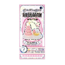 Stapelbarer Mini-Puffer-Aufkleber, dekorativer Aufkleber,-Rosa
