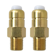 2 Pack 1/4 Inch Pressure Washer Thermal Release Valve 678169004 Brass Replacement Restores Pressure