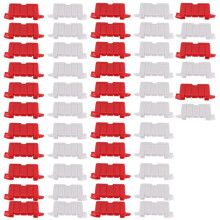 RC Track Barrier Set 1/16 1/18 1/28 RC Drift Accessories 50Pcs for Racing Track Clear Definition and Damage Protection