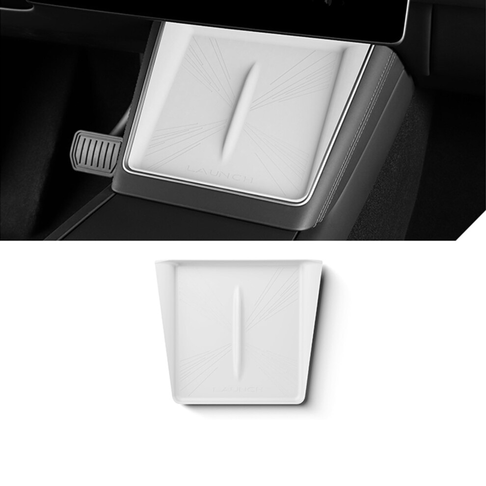 Accessories For Tesla Model Y Wireless Charger Pad Protector Juniper 2025 Silicone Nonslip Console Mat White 9771547779834