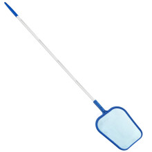 Pool Skimmer Net with 63 Inch Detachable Pole, Wide Leaf Capture for Above Ground and Inground Pools