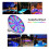 120V RGB LED Pool Light Bulb, Color Changing Inground Pool Light with Remote Control, E26 Replacement 3