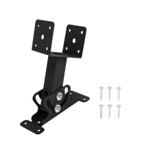 Heavy Duty Adjustable Roof Mounting Bracket Kit, Carbon Steel Riser for Shed and Gazebo