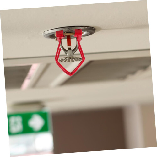 2pcs Fire Sprinkler Head Protector Donut Cover for Ceiling – Impact‑Resistant, Quick Clip‑On Design 2