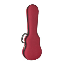 26 Inch Red Ukulele Case Backpack, Padded Tenor Gig Bag with ShockAbsorbing Protection and Adjustable Straps