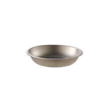 Lightweight Pure Titanium Camping Plate 200ml with ScratchResistant Matte Finish for Hiking and Backpacking