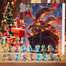 (Multicolor) Xdegog Christmas Ornaments Christmas Doll Surprise Blinds Box Suitable For Bedroom Living Room Office Doll Display Gifts