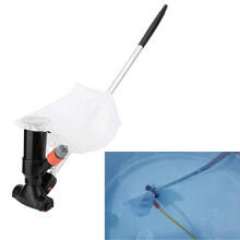 Pool Vacuum with Water Jet Suction and Dual Action Cleaning for Above Ground Swimming Pools